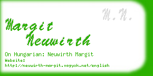 margit neuwirth business card